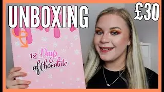 I HEART REVOLUTION 12 DAYS OF CHOCOLATE ADVENT CALENDAR UNBOXING | makeupwithalixkate