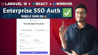 Laravel 12 + React: Add Enterprise SSO Login with WorkOS (Okta, Azure AD, SAML in 18 Mins)