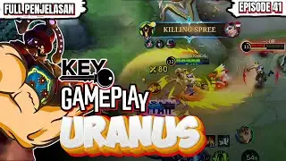 URANUS GAMEPLAY❗ KUNCI GAMEPLAY URANUS GAK MATI MATI || URANUS BEST BUILD 2024.MLBB/MOBILE LEGENDS