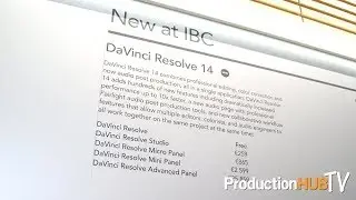 Blackmagic Design Starts Shipping DaVinci Resolve 14 at IBC 2017