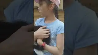 Мы впервые взяли этих котят на руки