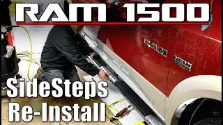 Installing Ram 1500 Side Steps After Some Structural Fabrication