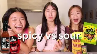 Eating The World's SPICIEST vs SOUREST FOODS