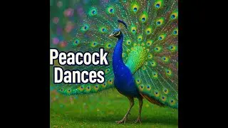 4K Magical Peacock Dance in Enchanted Fairyland 🌈✨ | Relaxing Fantasy Animation + AI Art