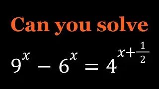 Solving A Nice Exponential Equation | Real and Complex