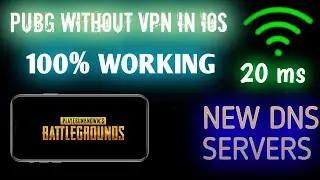 PUBG MOBILE GLOBAL VERSION WITHOUT VPN IN IOS || NEW DNS SERVERS || 100% WORKING 🤓