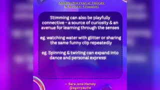 Autistic Stimming and Applied Polyvagal Theory