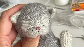 Запись эфира по оформлению и сборке спящего котенка!