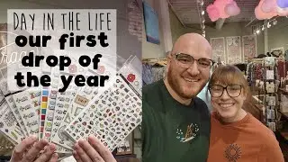 Behind the Scenes of Our First Drop of the Year | Day in the Life of a Small Business Owner