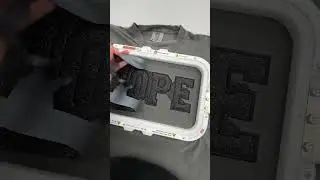 Embroidered NOPE glitter tee