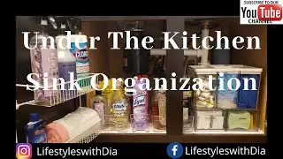 How To Organize Under The Kitchen Sink