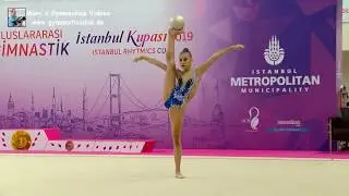 Yeliz Gunes (TUR) - Junior 2006  14 - Istanbul Ryhtmic Cup 2019