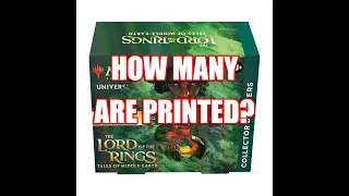 LOTR Collector's Print Run Numbers CALCULATED | Magic: the Gathering