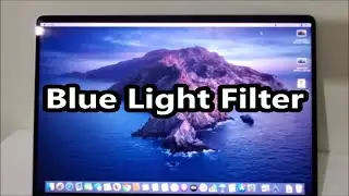 MacBook How To Turn On Blue Light Filter and KEEP On (Night Shift)