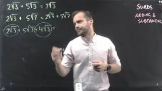 Surds adding and subtracting surds