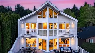 This $4,000,000 LAKEFRONT Home Has An Airplane Inside!?