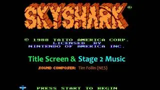Sky Shark (NES) - Title and Stage 2 Music (Extended)