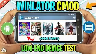 🔥 TESTING WINLATOR ANDROID CMOD ON *LOW-END* DEVICE (GAMEPLAY TEST) WINDOWS EMULATOR