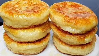 Самые Вкусные Творожные Оладушки 🔥Готовлю детям на Завтрак ‼