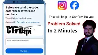Before We Send The Code Enter These Letters And Numbers Instagram|This Will Help Us Confirm It's You