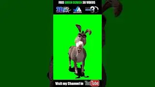 Donkey Green screen from Shrek Movie Green Screen 