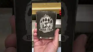 Etching some glasses with the Xtool D1 Pro laser.