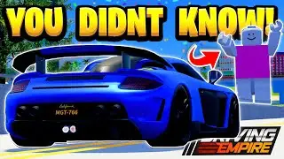 15 Facts You DIDNT Know About Driving Empire!