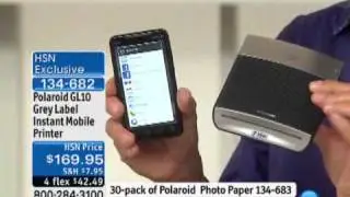 Polaroid GL10 Grey Label Instant Mobile Printer with ZIN...