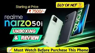 Realme narzo 50i || Buy or❎Not😱| Discuss Disadvantage ||Special Unboxing & Full Reviews @TechBar
