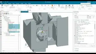 Siemens NX Post Processor for Mazak variaxis ij600 5axis with machine simulation