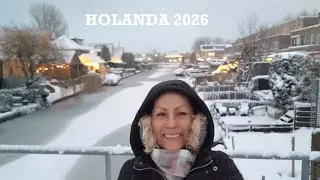 Llego la nieve!!! en Holanda...despues de nuchos años