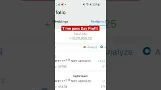 Time pass karte karte 15 L + Profit ho gya 🥺