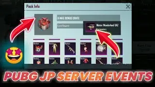 PUBG MOBILE KR JP Server New Events | Free Legendary Items Events | Free Donkastu Medal Events