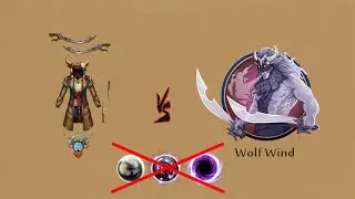 Shadow Fight 2 || CREATOR OF THE WINDS SET vs WOLF WIND BOSS