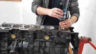 Na to turbo xr6 conversion- Part 2 Diy Barra rebuild, assembling the engine