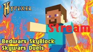 🔴Hypixel Bedwars Live Stream! Thanks for MVP++! Facecam