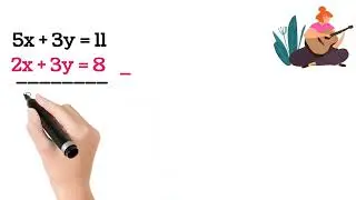 Find the value x and y with two equations | Solve x and y with two equations | Solution of x and y