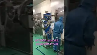 Coating machine with peristaltic pump WT300F#peristalticpump #dosing #agriculture #pumps