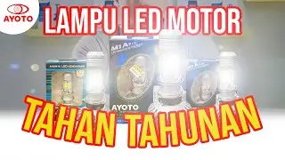Review Lampu LED Motor soket H6 AYOTO M1A & M1A Pro | Lampu LED Terbaik untuk Motor Bebek Matic