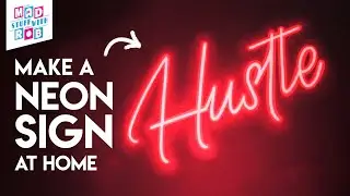 How to make a NEON SIGN at home | NEON LIGHTS | in Hindi | DIY