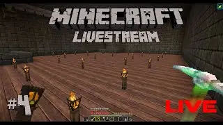 BUILDING THE COLLECTION AREA! | Minecraft Livestream #4