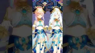 【4K / Genshin Impact MMD】 Kokomi Ayaka Nilou/Maid/sad cat dance/ 