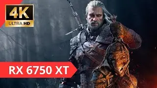 The Witcher 3 Wild Hunt Teste da RX 6750 XT | Ryzen 5600 | Será que rodou em 4k?