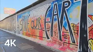 Berlin Germany 4K Walking Tour | Berlin Wall