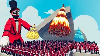 200x CAINE vs 4x EVERY GOD - Totally Accurate Battle Simulator TABS
