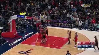 Kyle Kuzma almost hits half-court GAME-WINNER in crazy comeback 😳😳😳 