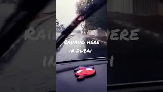 Raining here in Dubai |Travel easy