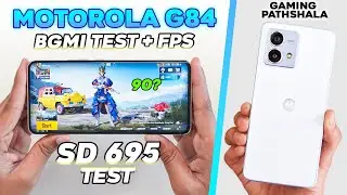 Moto G84 5G PUBG Test with FPS! 🔥 Overheat & Battery Drain 🤐