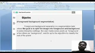 CAPTURING VIDEO FROM WEBCAME AND SEGMENTING FOREGROUND AND BACKGROUND USING PYTHON OPEN CV