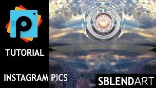 Picsart editor photo tutorial - Cool water effect (Mirror effect)